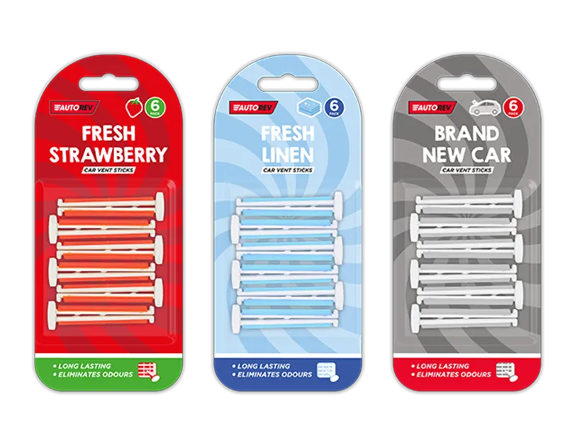 Car Vent Sticks - 6 pack