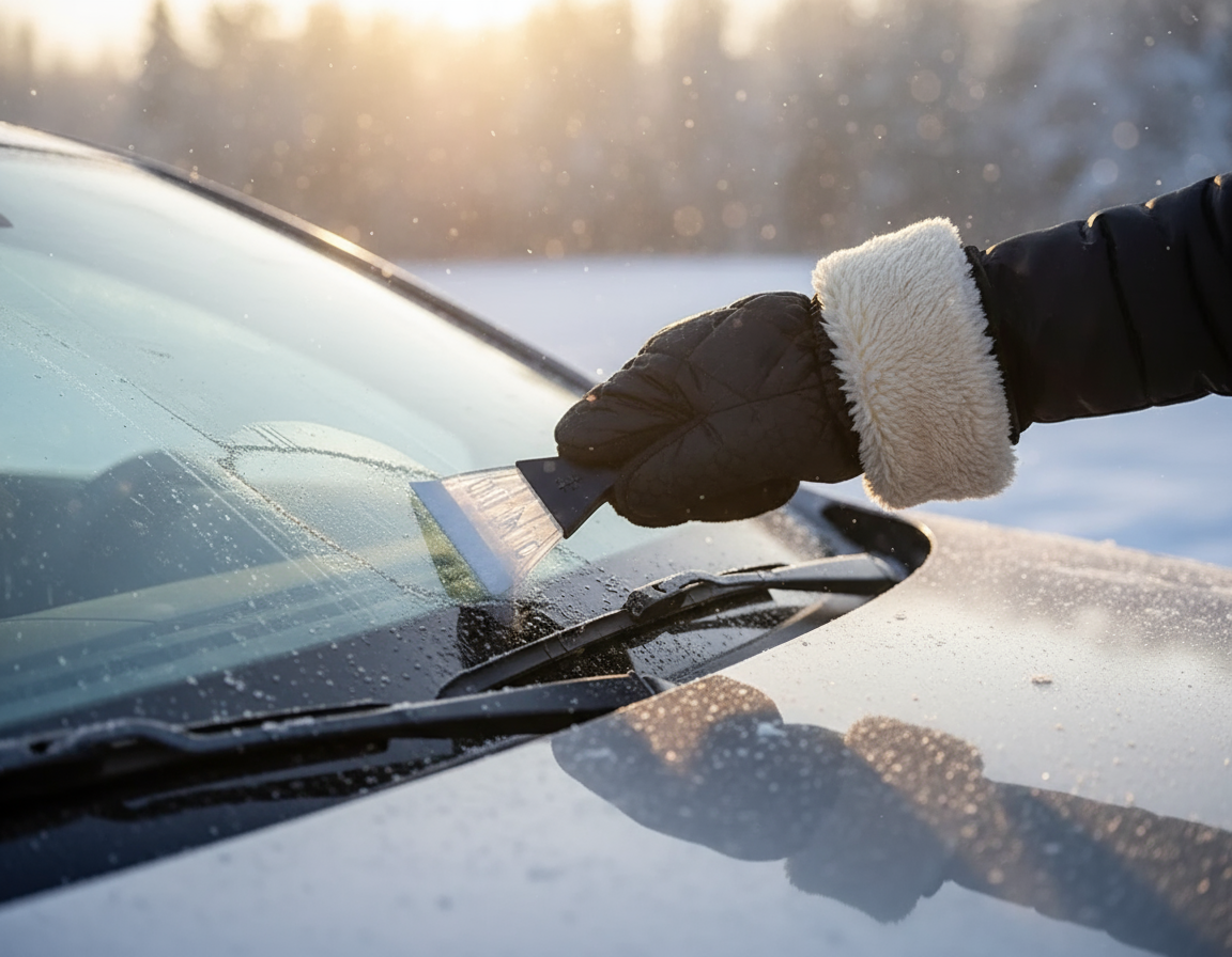 Ice Scraper Mitt