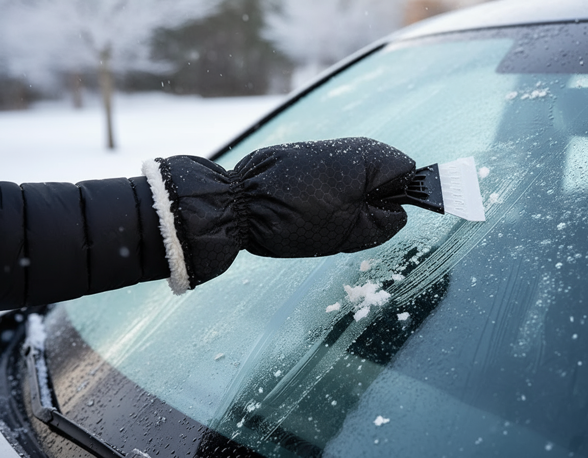 Ice Scraper Mitt